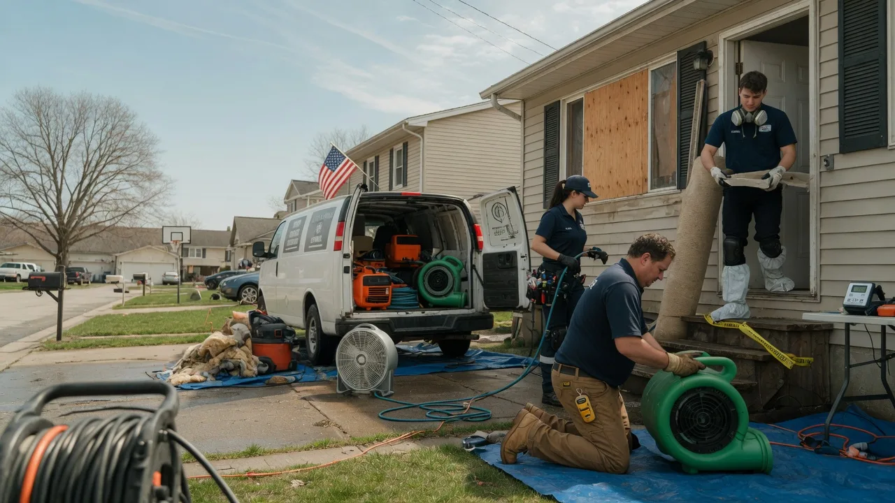 Water Damage Restoration in Mandan, ND near me